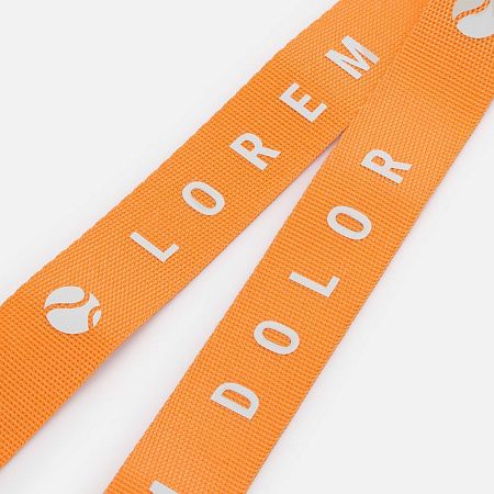 Стропа текстильная Fune 20 M, оранжевый неон, 80 см