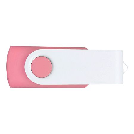 Флешка TWIST WHITE COLOR Розовая с белым 4015.10.07.8ГБ