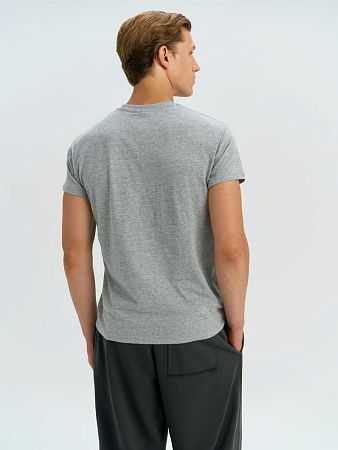 Футболка унисекс Regent 150, серый меланж, размер XXS