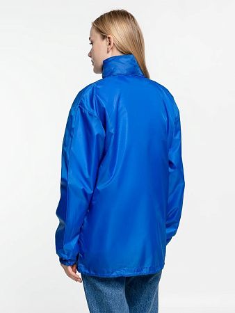 Ветровка унисекс Shift, ярко-синяя, размер XS