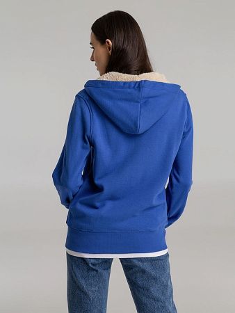 Толстовка унисекс на молнии Sherpa 280, ярко-синяя, размер XXS