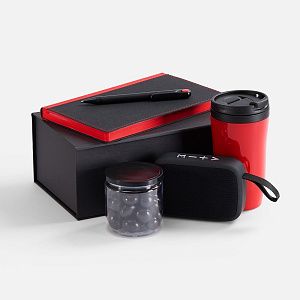 Набор Nice Twice Underway, черный с красным