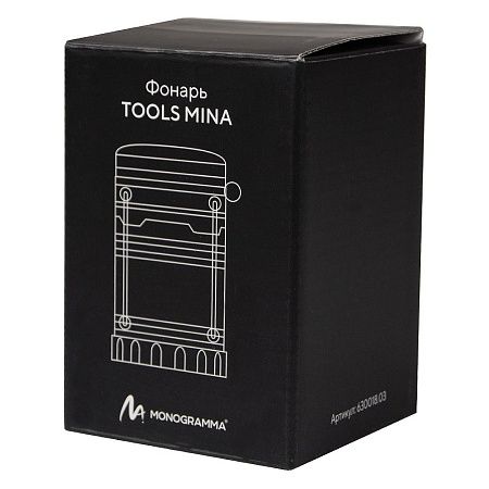 Фонарь Tools Mina, для кемпинга, с вентилятором, пластиковый, черный