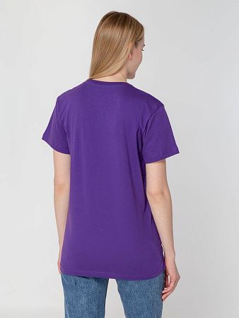 Футболка унисекс T-Bolka 160, фиолетовая, размер L v2