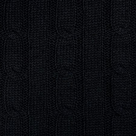 Плед Фадо (Fado) вязаный, темно-синий (без подарочной коробки)