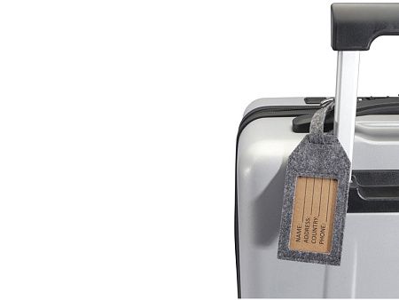 Багажная бирка из RPET-фетра «Tie»