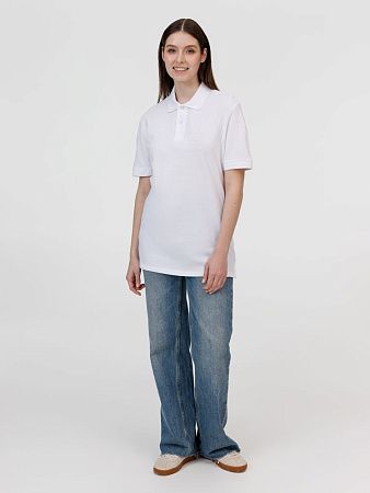 Рубашка поло унисекс Pacific, белая, размер M
