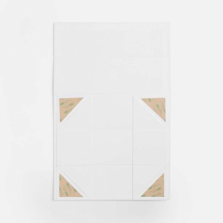 Коробка складная под бутылку Color Jacket Fold, белая