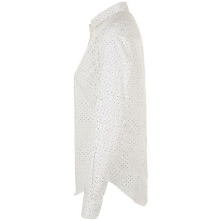 Рубашка женская Becker Women, белая с темно-синим, размер XS