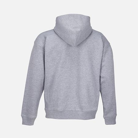 Толстовка унисекс на молнии Jelo, серый меланж, размер XXL