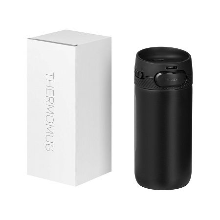 Термокружка вакуумная Толедо (Toledo), черная