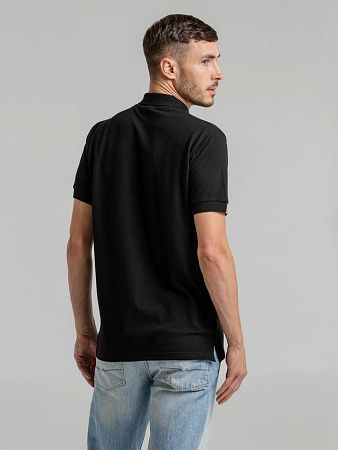 Рубашка поло мужская Virma Premium, черная, размер 3XL