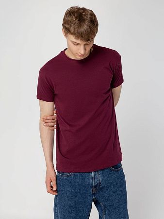 Футболка унисекс Regent 150, бордовая, размер XXL