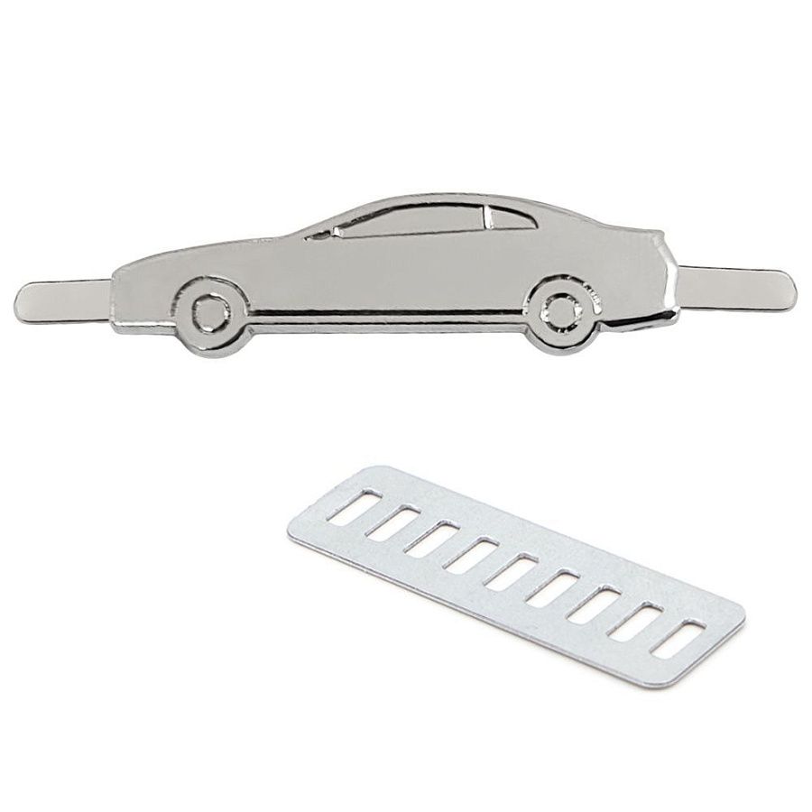 Шильд металлический - машина