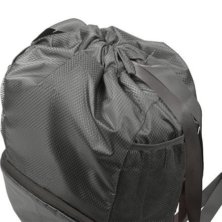 Рюкзак нейлоновый Trieste, серый, размер 42*45*16 см