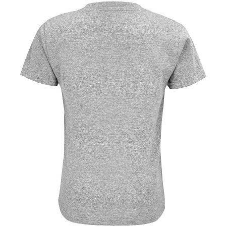 Футболка детская Pioneer Kids, серый меланж, размер 8 лет (118-128 см)