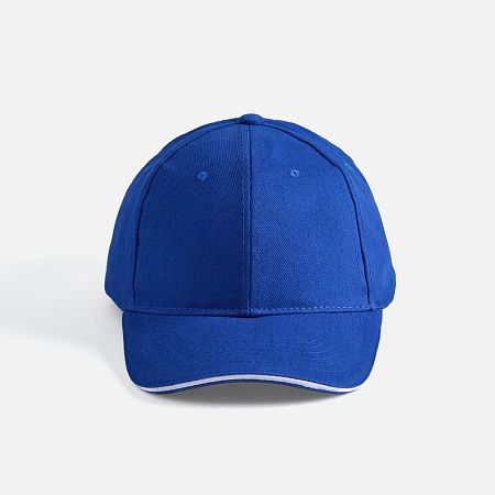 Бейсболка Buffalo, ярко-синяя с белым