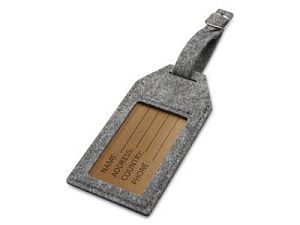 Багажная бирка из RPET-фетра «Tie»