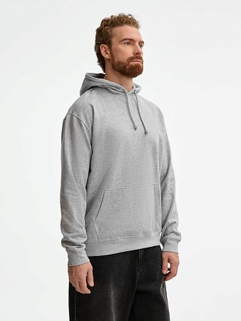 Худи унисекс Condor, серый меланж, размер XXL