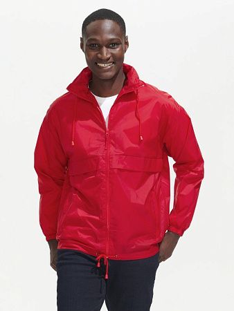 Ветровка из нейлона Surf 210, красная, размер M