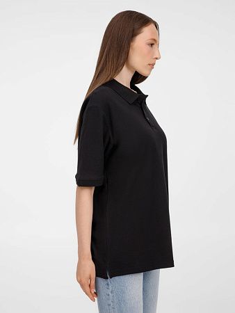 Рубашка поло унисекс Upswing, черная, размер S