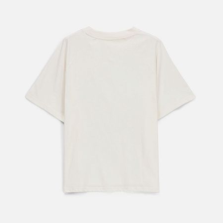 Футболка унисекс оверсайз T2, молочно-белая, размер XL/2XL