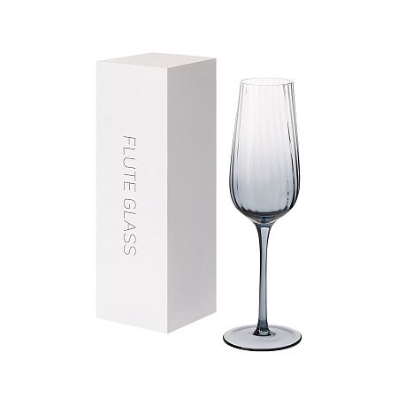 Бокал для шампанского Мансера (Mancera), градиент серый