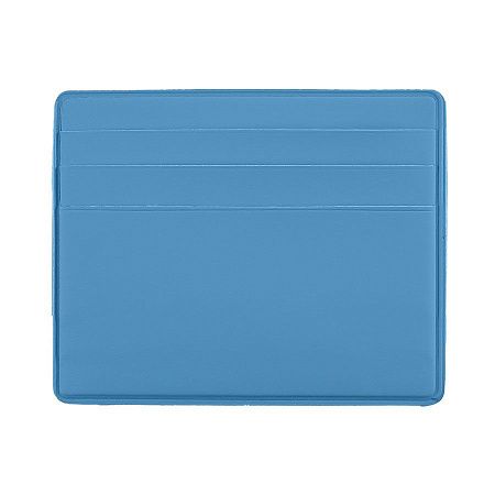 Чехол Simply для 6 карт с отделением для денег, голубой, PU 
