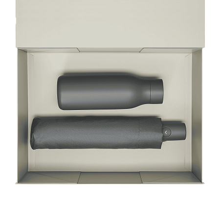 Подарочный набор Севилла (Sevilla), Атланта (Atlanta), серый (зонт, термобутылка)