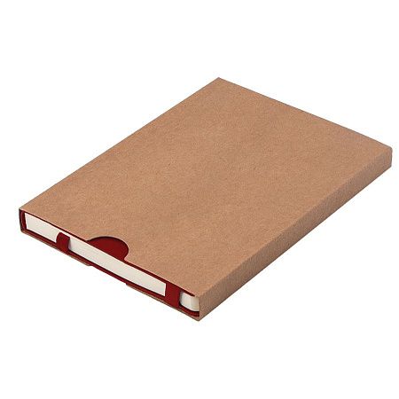 Ежедневник недатированный Boomer, А5,  бордовый, кремовый блок в линейку, без обреза