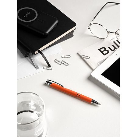 Шариковая ручка Альфа (Alpha), оранжевая