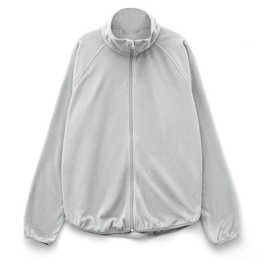 Куртка флисовая унисекс Fliska, светло-серая, размер XS/S