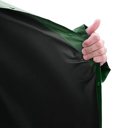 Дождевик Belfast Bi-color, материал PVC, размер M-L, темно-зеленый-черный