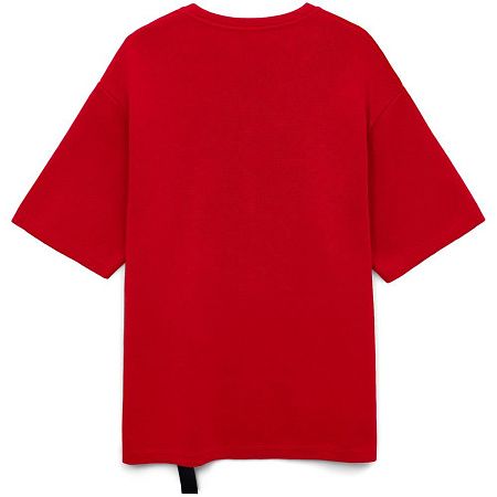 Джемпер с коротким рукавом Siluetti Volumica, красный, размер XS/S