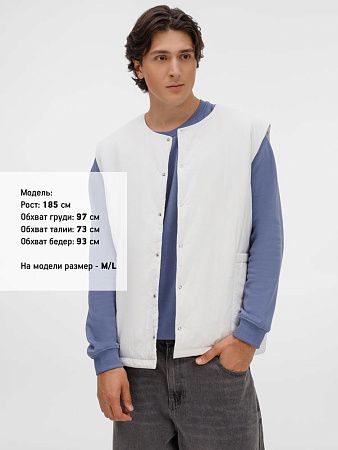 Жилет унисекс Veter, молочно-белый, размер 3XL/4XL