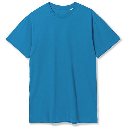 Футболка унисекс T-Bolka 180, бирюзовая, размер XXL v2