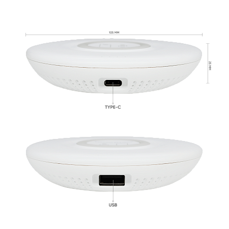 Внешний аккумулятор Tony с беспроводной зарядкой, 5000 мАч