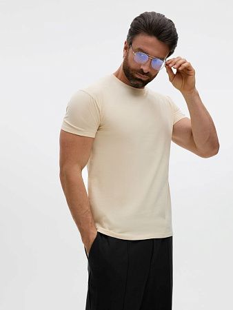 Футболка Imperial 190, светло-бежевая, размер 3XL