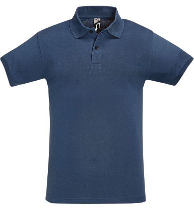 Рубашка поло мужская Perfect Men синий джинс, размер M