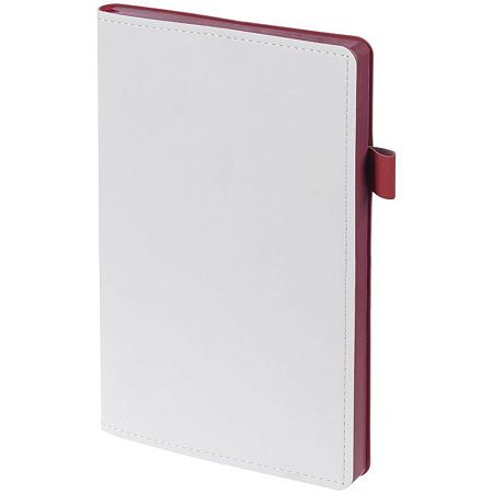 Ежедневник White Shall, недатированный, бело-оранжевый