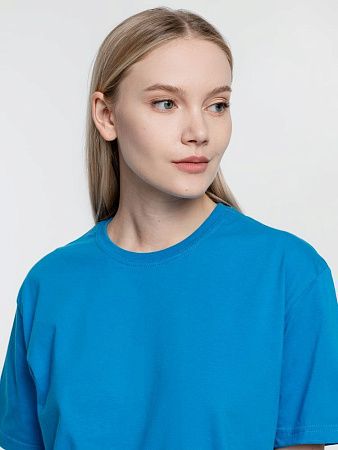 Футболка унисекс T-Bolka 160, бирюзовая, размер 4XL
