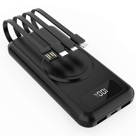 Внешний аккумулятор Authority с беспроводной зарядкой (5W), 10000 mAh, чёрный