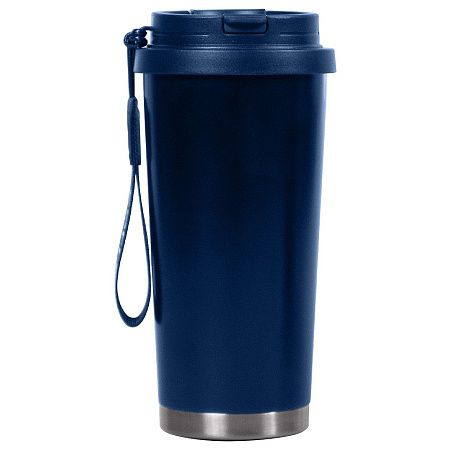 Набор подарочный Solution Duo (плед Super Soft Nature, термокружка "Cosmostar"), синий