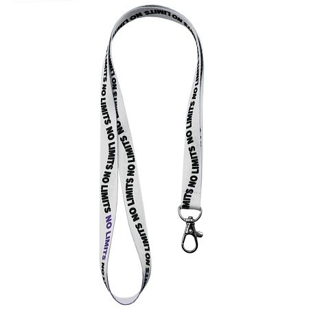 Ланъярд полноцветный Флоу с карабином, 15 мм