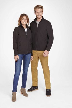 Куртка софтшелл женская Race Women черная, размер S