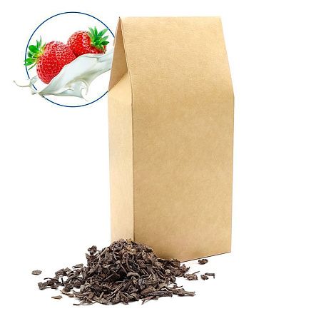 Чай чёрный i-Stories с ароматом &amp;quot;Клубника со сливками&amp;quot; в упаковке, 70г.