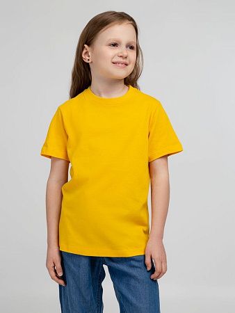 Футболка детская Regent Kids 150, желтая, размер 4 года (96-104 см)
