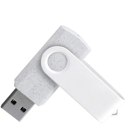 Флешка TWIST ECO Белая с белым 4027.07.07.64ГБ