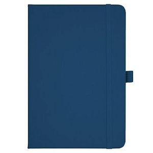 Блокнот Forest  Alfa Polo Soft А5, недатированный, в твердой обложке, с резинкой и петлей для ручки, темно-синий