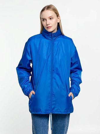 Ветровка унисекс Shift, ярко-синяя, размер XS